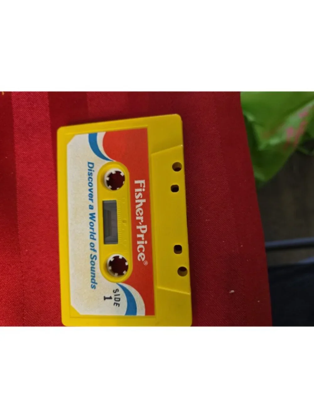 1989 Discover A Record Your World Of Sounds Fisher Price Audio Cassette Tape
